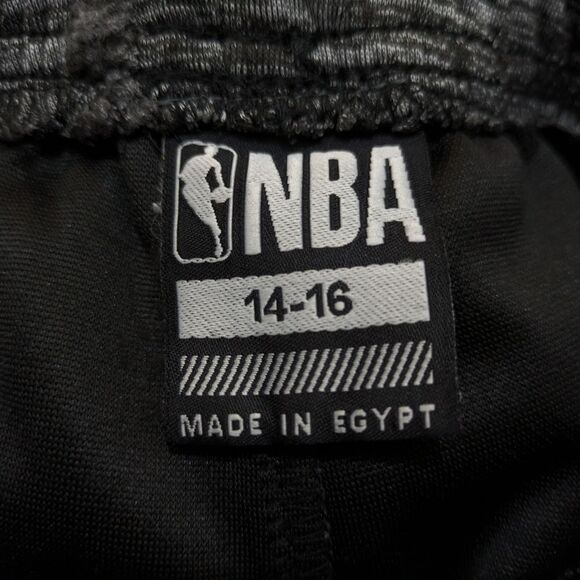 NBA Gray Black Jogger Pants, Boys 14-16 - Picture 11 of 14